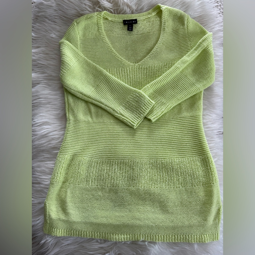 Tribal knit sweater